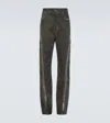 Rick Owens Drkshdw Paneled Tapered Jeans In Grey