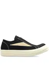Rick Owens Drkshdw Slip-on-sneakers Mit Kontrasteinsätzen In Black