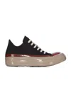 Rick Owens Drkshdw Concordians Low Sneaks In Black