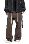 Rick Owens Drkshdw Pantaloni Cargo Stefan In Brown
