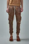 RICK OWENS DRKSHDW PANTALONI IN DENIM MASTODON