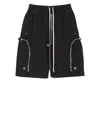 Rick Owens Drkshdw Drkshdw By Rick Owens Relaxed-fit Bermuda Shorts With Drawstring In Black