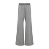 Rick Owens Drkshdw Wide-leg Trousers Elastic Waistband In Gray