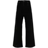 Rick Owens Drkshdw Drkshdw By Rick Owens Wide-leg High-waisted Jeans In Black
