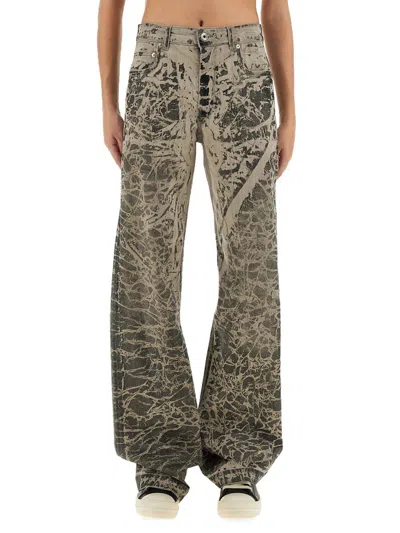 Rick Owens Drkshdw Pants "concordians" In Gray