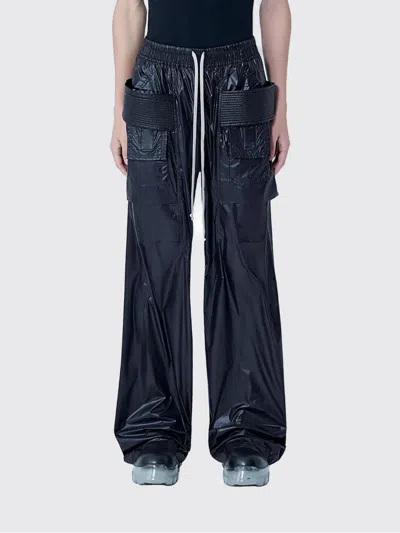 Rick Owens Drkshdw Nylon And Polyamide Cargo Trousers In Blue