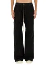 Rick Owens Drkshdw Drawstring Elastic Waist Casual Pants In Black