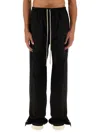 Rick Owens Drkshdw Drawstring Elastic Waist Casual Pants In Black
