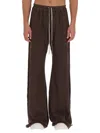 Rick Owens Drkshdw Pants "pusher" In Brown