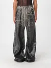 Rick Owens Drkshdw Pants "geth Belas" In Gray