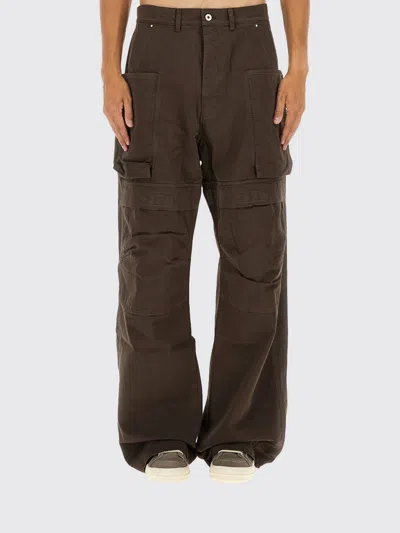 RICK OWENS DRKSHDW PANTS RICK OWENS DRKSHDW MEN COLOR BROWN,H37827032