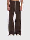 Rick Owens Drkshdw Pants "pusher" In Brown