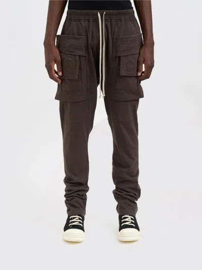 Rick Owens Drkshdw Pants  Men Color Grey In Brown