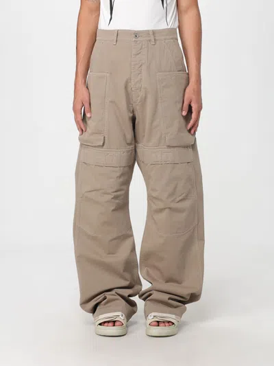Rick Owens Drkshdw Pants  Men Color Pearl In Brown