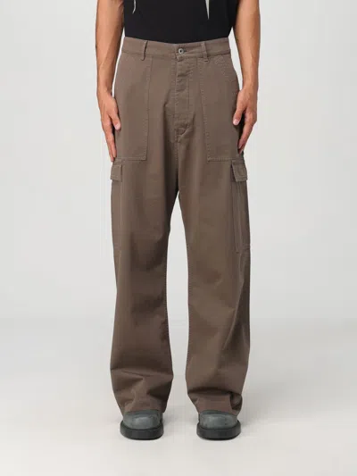 Rick Owens Drkshdw Cargo Trousers Wide Leg In Grey