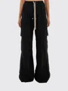 Rick Owens Drkshdw Pants  Woman Color Black In Black