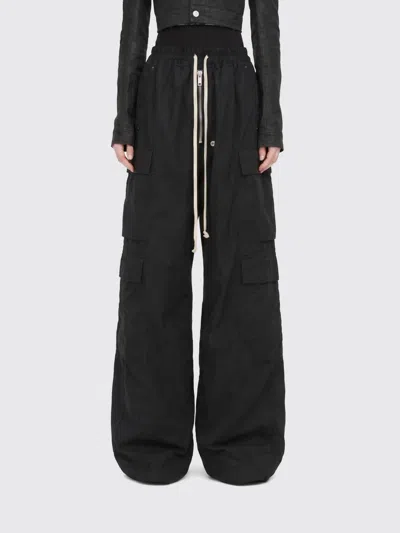 Rick Owens Drkshdw Pants Woman  In Black