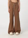 Rick Owens Drkshdw Drkshdw By Rick Owens Woman Pants Brown Size L Cotton In Braun