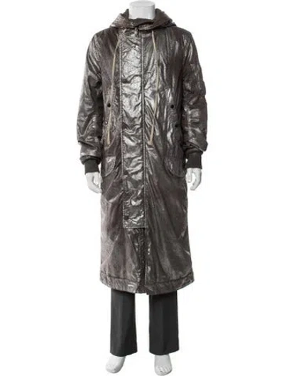Pre-owned Rick Owens Drkshdw Parka In Grey