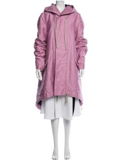 Pre-owned Rick Owens Drkshdw Parka In Purple