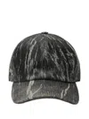 Rick Owens Drkshdw Denim Effect Fabric Baseball Cap In Multi