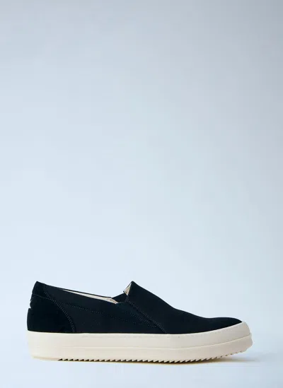 Rick Owens Drkshdw Penta Boat Sneakers In Blue