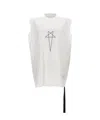 Rick Owens Drkshdw Drkshdw By Rick Owens Cotton Tank Top In White