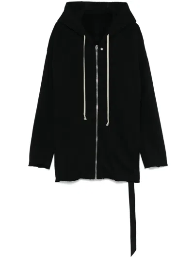 Rick Owens Drkshdw Peter Hoodie In Black