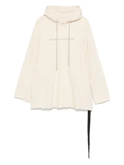 Rick Owens Drkshdw Peter Hoodie In Neutrals