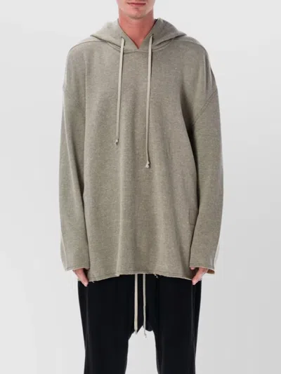 RICK OWENS DRKSHDW PETER HOODIE WITH DRAWSTRING AND KANGAROO POCKET