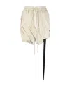 Rick Owens Drkshdw Phleg Doubled Boxer Shorts In White