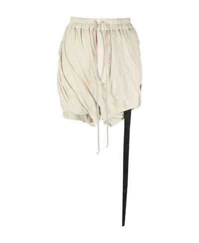 Rick Owens Drkshdw Phleg Doubled Boxer Shorts In White