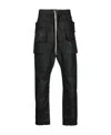 Rick Owens Drkshdw Phlegethon Straight-leg Trousers In Black