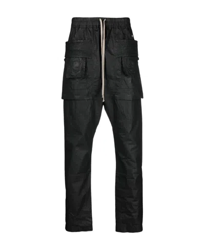 Rick Owens Drkshdw Phlegethon Straight-leg Trousers In Black