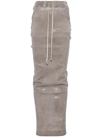 RICK OWENS DRKSHDW PILLAR SKIRT