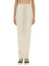 Rick Owens Drkshdw "pillar" Maxi Skirt