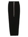 Rick Owens Drkshdw Pillar Maxi Skirt In Black