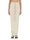Rick Owens Drkshdw Drkshdw By Rick Owens Woman Maxi Skirt Beige Size S Cotton In Multi