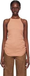 Rick Owens Drkshdw Pink Racer Back Tank Top In 13 Dark Pink