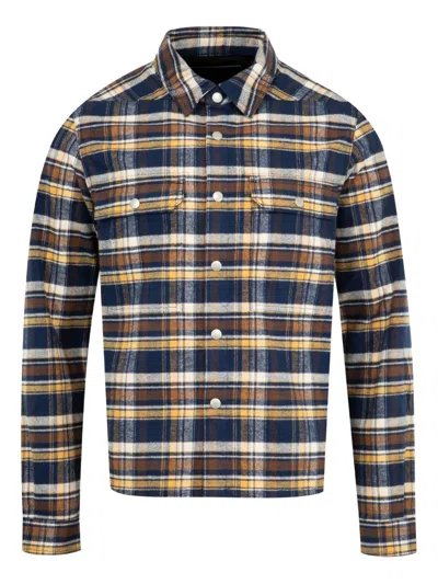 RICK OWENS DRKSHDW PLAID-PATTERN SHIRT