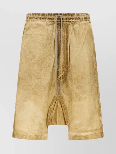RICK OWENS DRKSHDW 'PODS' DRAWSTRING BERMUDA SHORTS