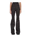 Rick Owens Drkshdw Bolan Bootcut Denim Jeans In Black