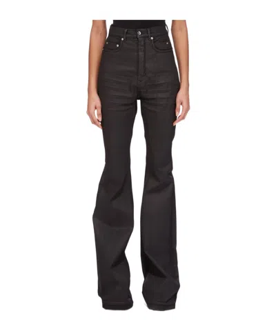 Rick Owens Drkshdw Bolan Bootcut Denim Jeans In Black