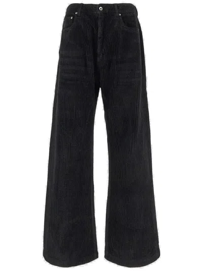 Rick Owens Drkshdw Black Porterville Geth Trousers