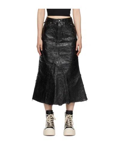 RICK OWENS DRKSHDW PORTERVILLE GODET SKIRT