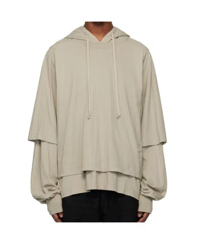 Rick Owens Drkshdw Porterville Hoodie In Nude