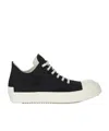 Rick Owens Drkshdw Porterville Lacing Low-cut Casual Shoes In Black