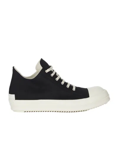 Rick Owens Drkshdw Porterville Lacing Low-cut Casual Shoes In Black