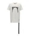 Rick Owens Drkshdw Drkshdw By Rick Owens Bold Graphic Print Oversized T-shirt In White
