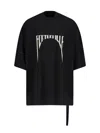 Rick Owens Drkshdw Mens Black Pearl Level Crew-neck Relaxed-fit Cotton-jersey T-shirt In Black  